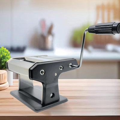 TTAK Houseware Premium Stainless Steel Manual Pasta Maker: 7 Thickness Settings - Craft Authentic Pasta, Spaghetti, Fettuccine, and Lasagna with Ease