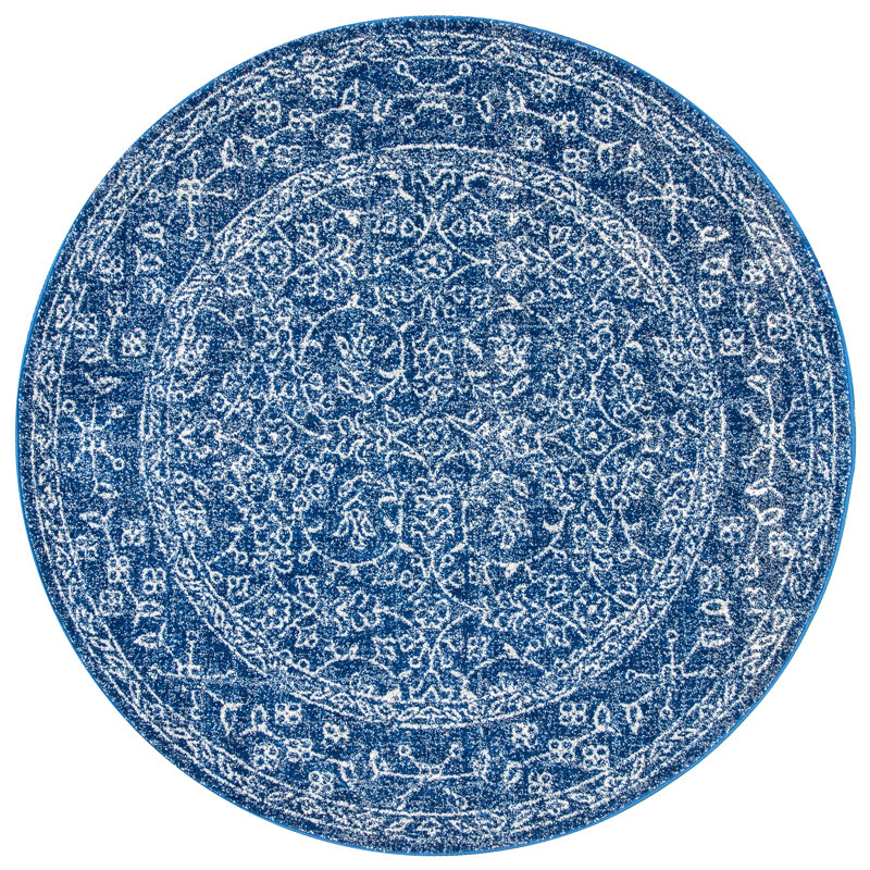 Utterback Oriental Indoor Rug, Round 8'