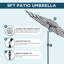 Parasol en porte-à-faux 9 pi-1259352378