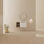 Meuble-lavabo à fermeture en douceur 36 po avec lavabo et petites tablettes de rangement