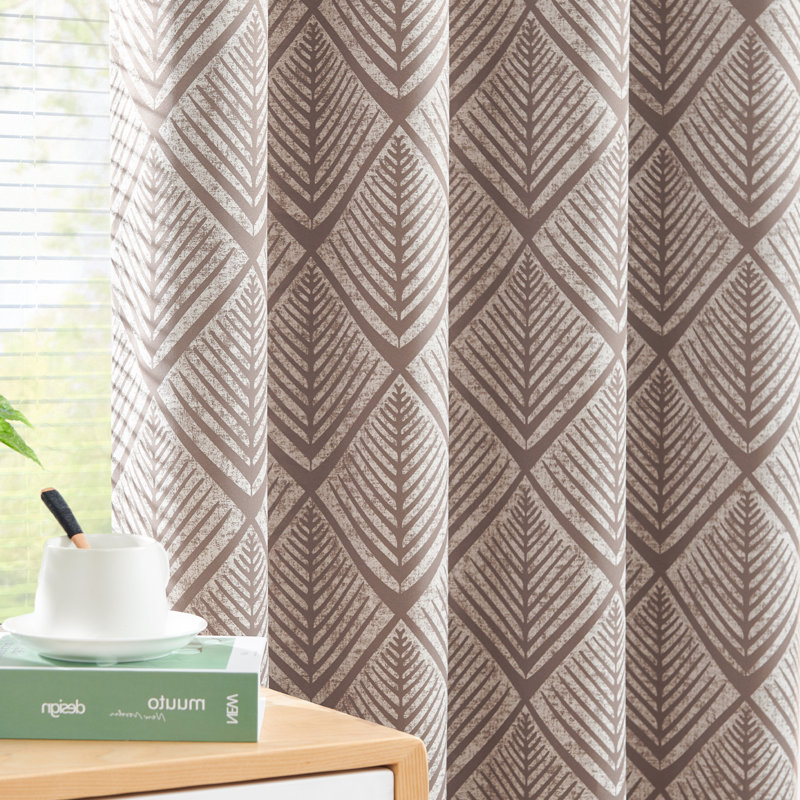 Paire de rideaux obscurcissant Meghanne, Brun, L 50 po x L 72 po