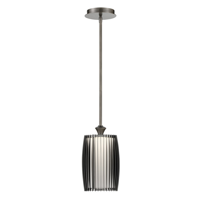 1 - Light Silver LED Single Pendant