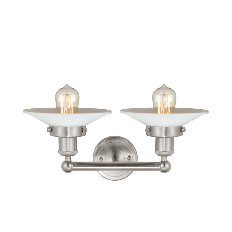 Cambria 2 - Light Dimmable Vanity Light, Seedy, Brushed Satin Nickel