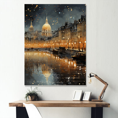 «Luminous In Lyon City In France I», reproduction sur toile