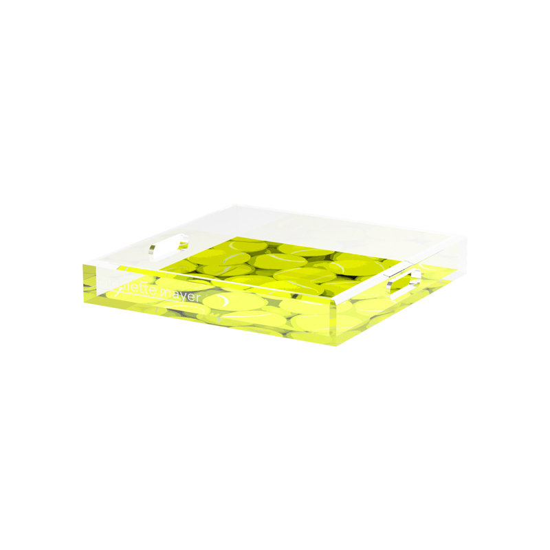 Decorative Tray, 2" H x 12" W x 12" D