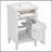 20" Small Adjustable Shelf Bathroom Vanity With Sink-1538744424