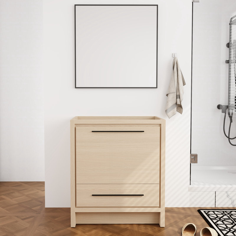 30'' Single Bathroom Vanity Base Without Top