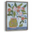 Bouquet Vibes I, reproduction encadrée - bois massif