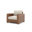 Chaise de patio avec coussins sunbrella Nico