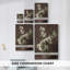 Vintage Floral Print CXVIII -Gallery Wrapped Canvas-1132112278