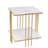 Ratesha Marble Top End Table