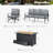 Tapasi Outdoor Patio Conversation Furniture Set-1621326949