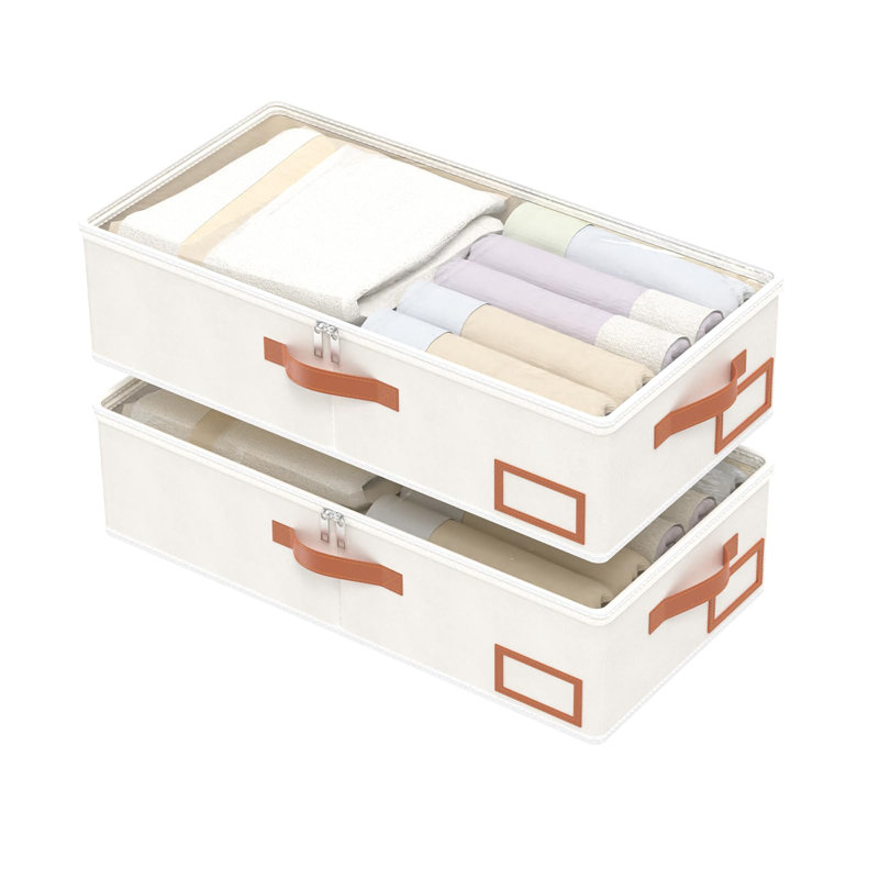 Brayden Studio Fabric Underbed Storage