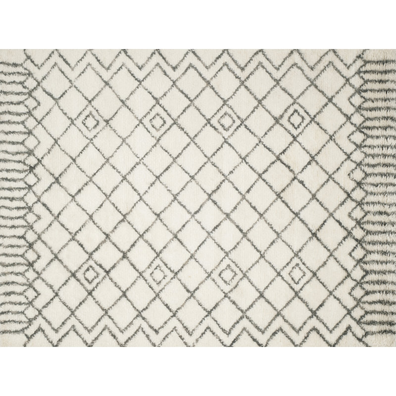 Addelynn Geometric Vinyl Machine Printed Area Rug, Rectangle 200 x 300cm