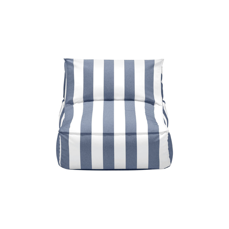 Chaise d'extérieur STAY Cabana Stripes, Key Largo (bleu) à rayures Cabana