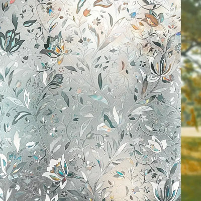 Film d'intimité pour fenêtre, tulipes arc-en-ciel