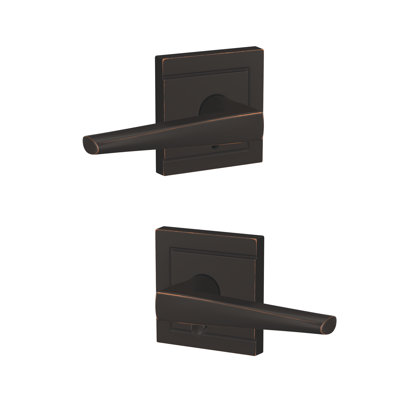 Custom Eller Hall-Closet and Bed-Bath Lever with Upland Trim