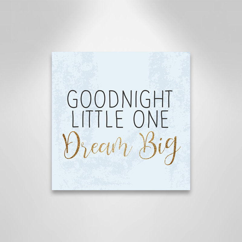 Bonne nuit 2, H 12 po x l 12 po x P 1,5 po, Toile