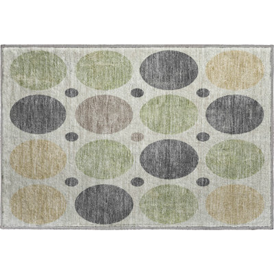Premium Machine Washable Mayfield AMF1949 Geometric Rug