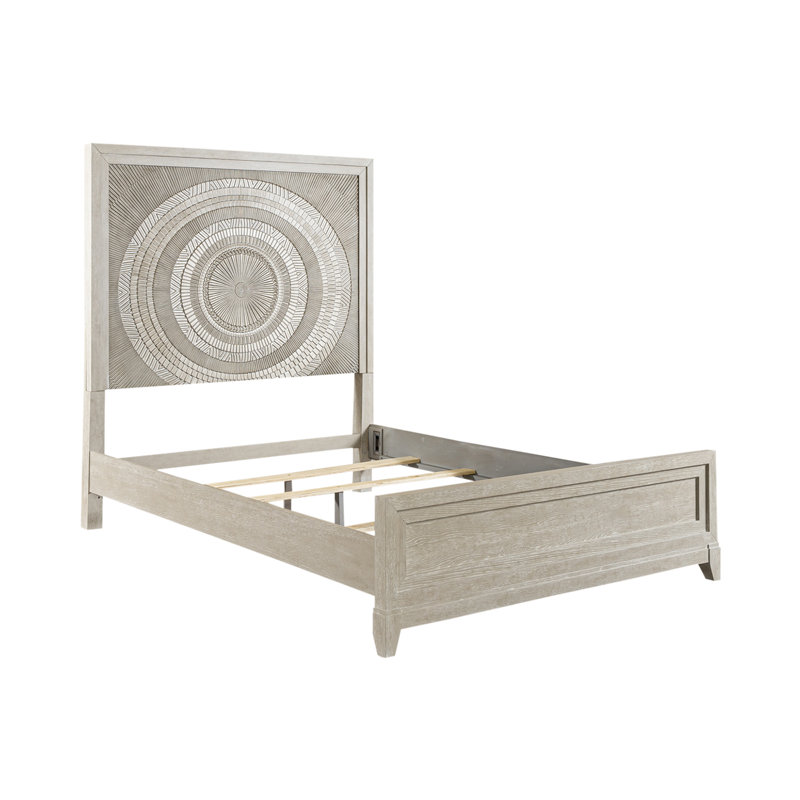 Belmar Low Profile Decorative Panel Bed, Queen