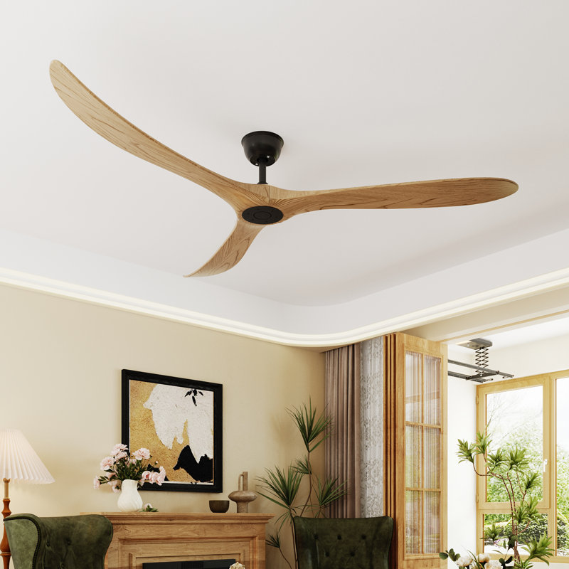 Ventilateur de plafond 72 pouces avec moteur à courant continu réversible