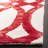 Amekia Hand Tufted Wool/Cotton Geometric Rug in Red/Ivory-153667348