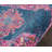 Abbate Oriental Navy Blue/Pink Area Rug-2132768413