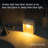 Lumen Amber LED Sleep Friendly Wireless Battery Powered Motion Sensing Nightlight, 3-Pack