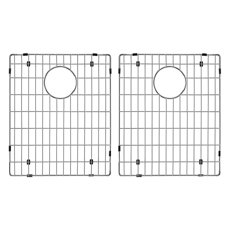 Black Granite Double Bowl Undermount Kitchen Sink with Accessories