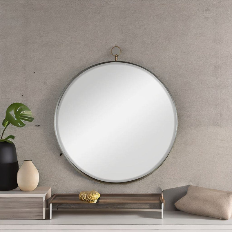 Miroir mural Nwabuzor, 34 po x 30 po