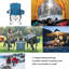 Chaise de camping pliante avec coussin-93504312