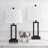 Belpre 23.5" Metal Table Lamp Set with USB, Type-C Ports, and Built-in Outlet