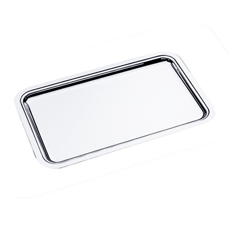 MEPRA Stainless Steel Tray, 9.6" H x 14" W x 9.6" D