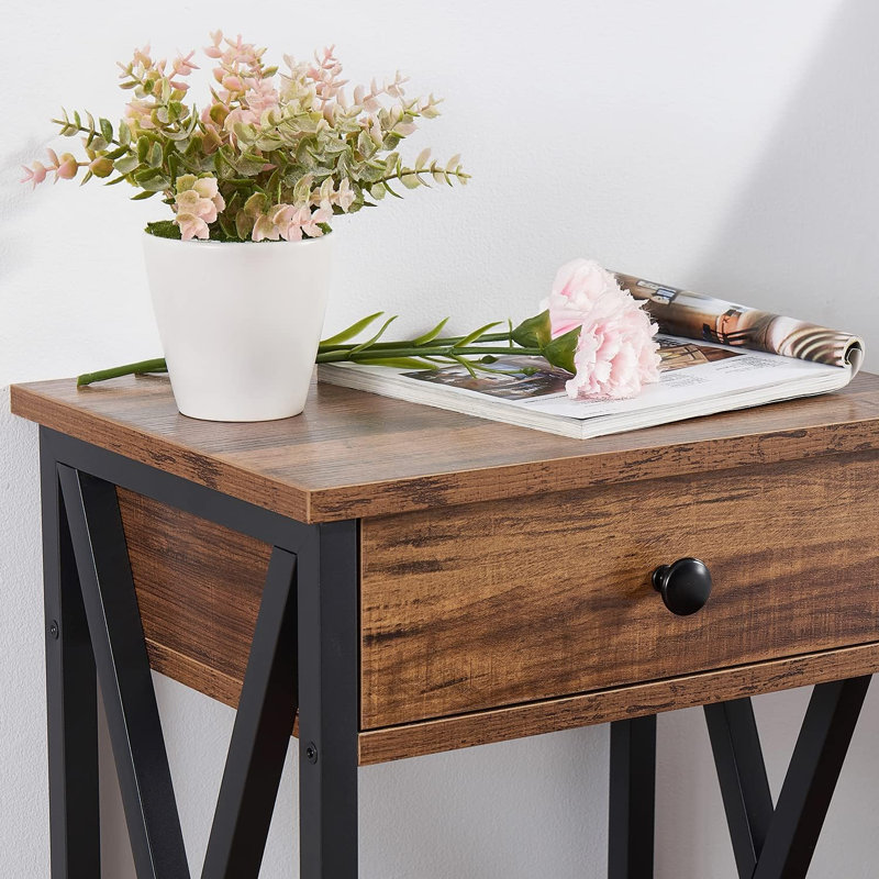 Gedalya End Table Set, Dark Brown