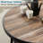 Aderes Round 2-Tier Coffee Table with Scalloped Edges-16001007