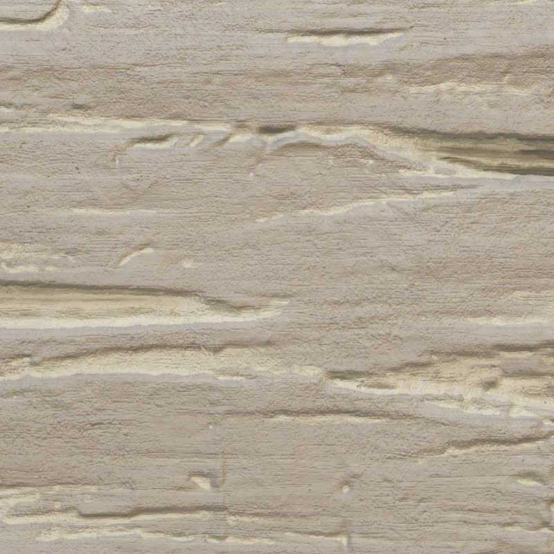 Hand Hewn Endurathane Faux Wood Beam Plank, 6" H x 72" W x 1" D, Cashmere