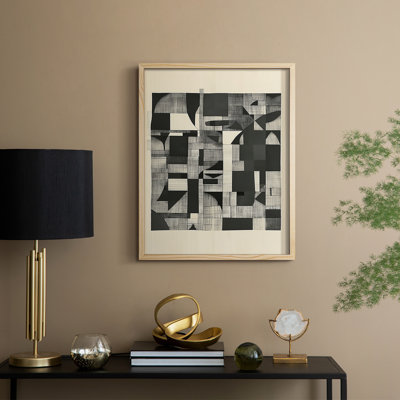 Reproduction encadrée ABSTRACT Series DCCCLxxxix - bois massif