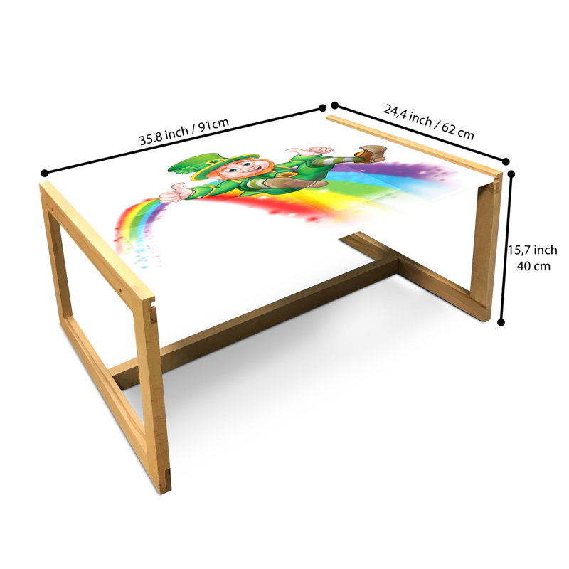 Jacquitta Sled Coffee Table, 90cm H x 62cm W x 40cm D
