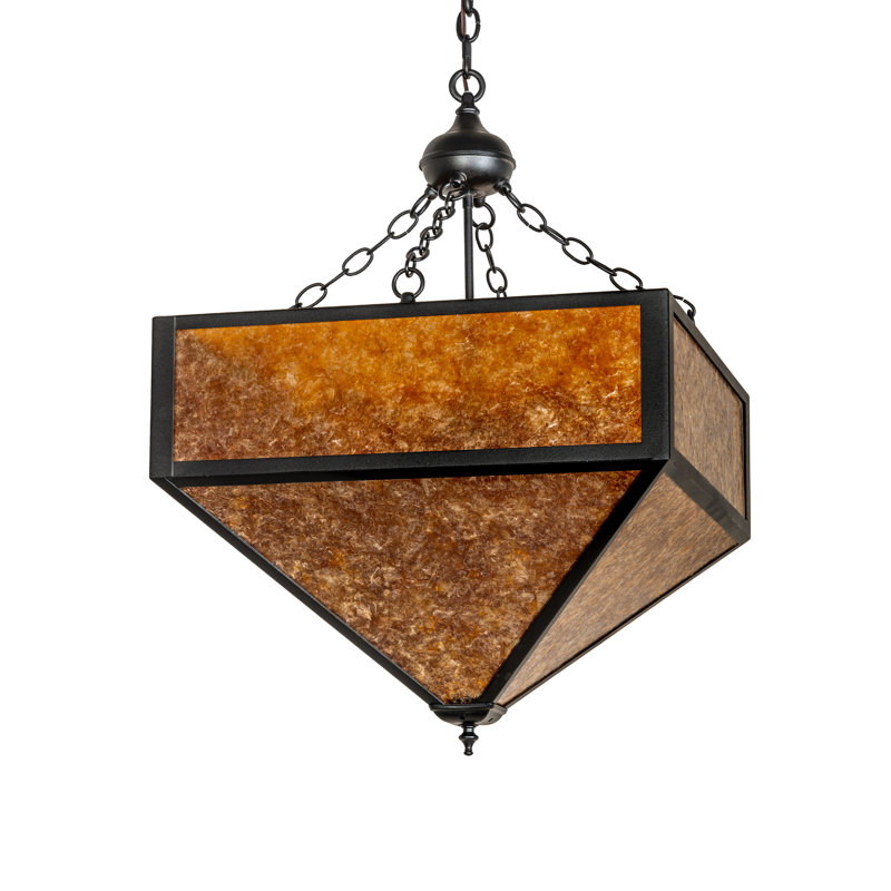 21" Square Mission Prime Inverted Pendant