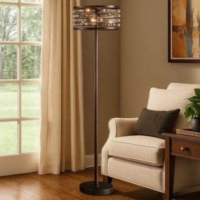 Nashalee Bronze Floor Lamp