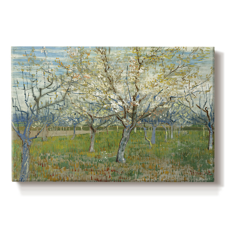 The White Orchard-Vincent van Gogh-Gallery Wrapped Canvas-1888, 12 x 18