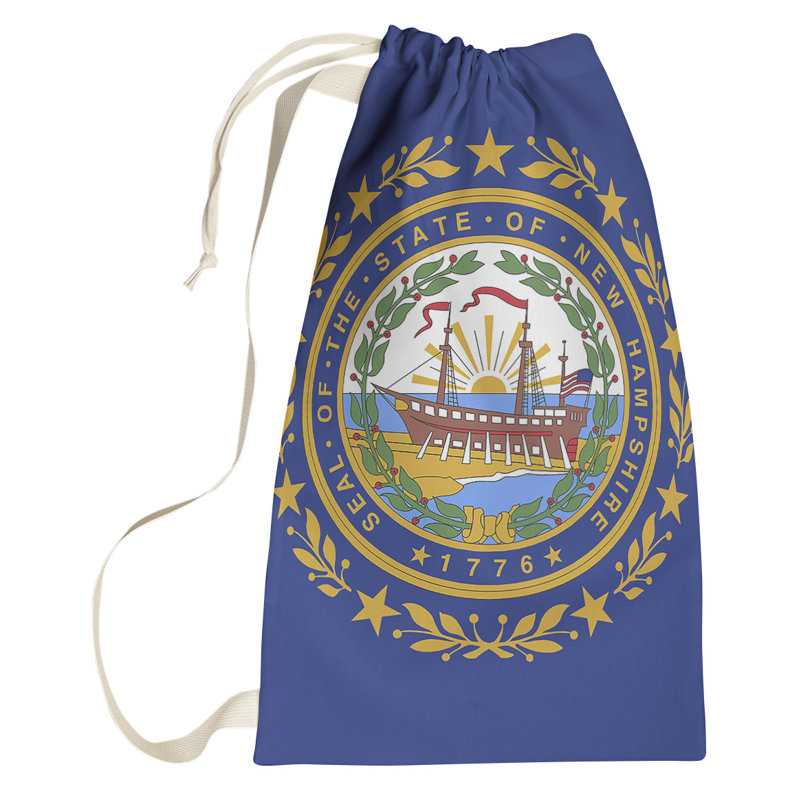 Sac à lessive US State flag, Petit (H 64 po x l 20 po x 1,5 po), New Hampshire
