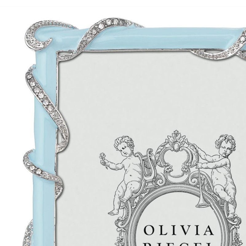 Baby Harlow Metal Picture Frame, Blue, 5" X 7"