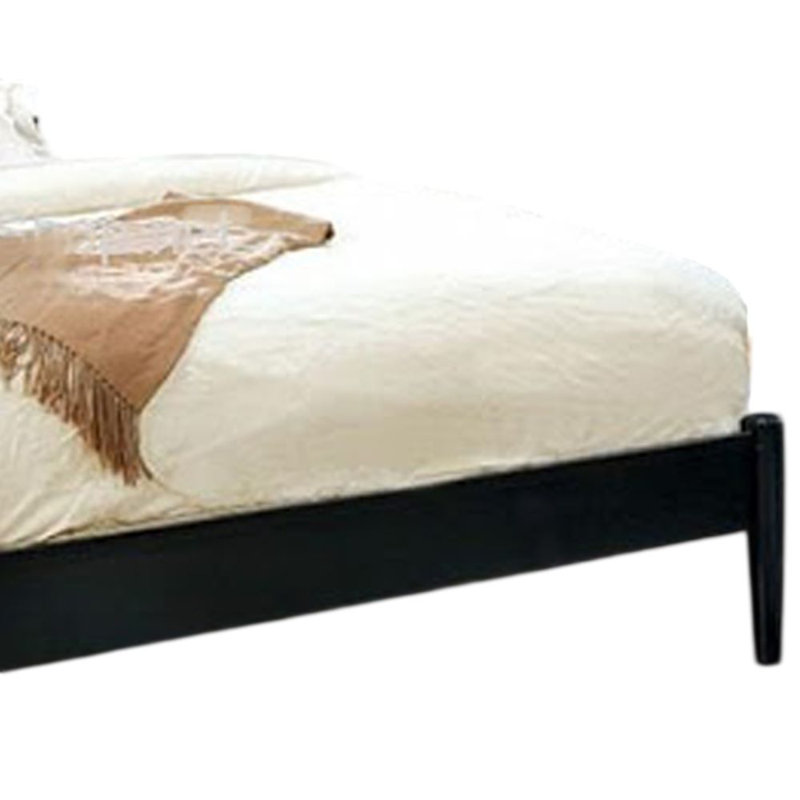 Lit plateforme Robah, Noir, Grand