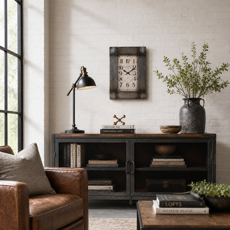 Metal Analog Wall Clock