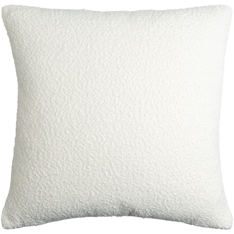 Housse de coussin Olinda, H 20 po x l 20 po, Housse de coussin seulement - sans coussin, Ivoire