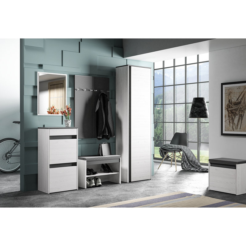 Azaneth 4 Pair Shoe Storage Cabinet