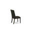 L'ensemble de salle à manger 6 pièces comprend une table de salle à manger rectangulaire avec pieds en X et 4 chaises Parson en tissu noir avec banc, noir brossé-79275315-79275276-79275277