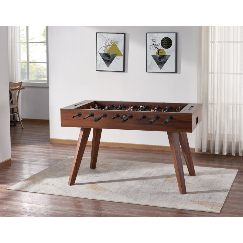 Mid-Century Modern Foosball Table with Accessories Included