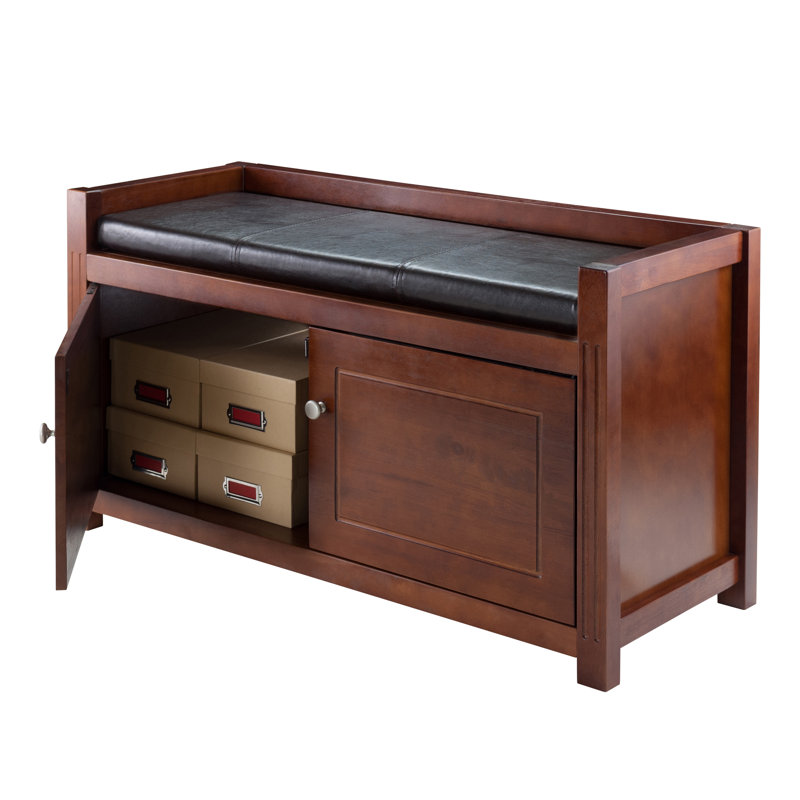 Banc de rangement en bois Gillard
